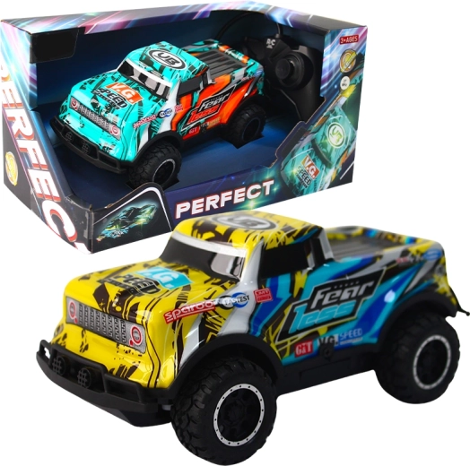 R/C racing car V.G. Speed 1:24 with LED lighting