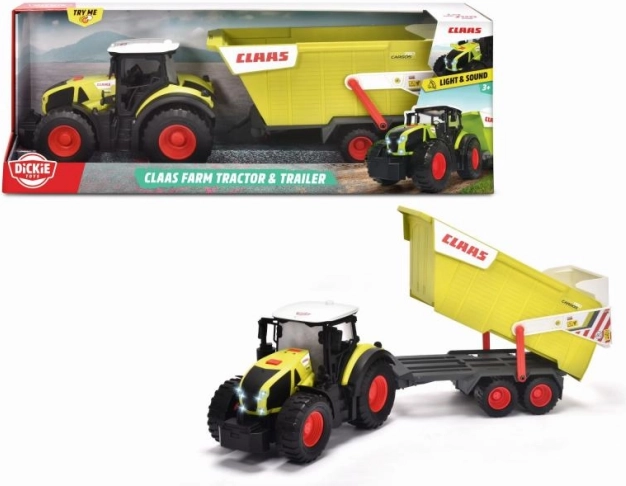 CLAAS Tractor with Trailer 64 cm