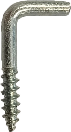Screw hook for wood 80 × 5 mm, galvanized (150 pcs)