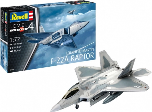 Plastic model LOCKHEED MARTIN F‑22A Raptor