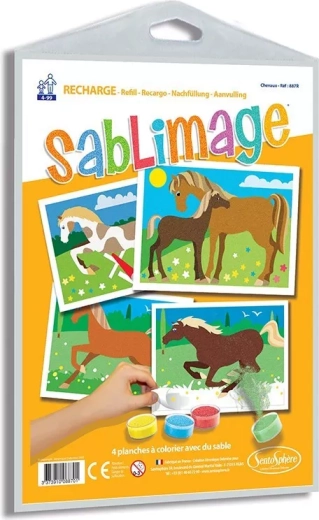 Sentosphere Sablimage sand pictures horses