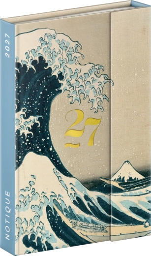 Notique седмичен магнитен дневник Katsushika Hokusai 2027 11 × 16 см