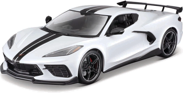 Maisto Chevrolet Corvette Stingray Coupe High Wing 1:18 White