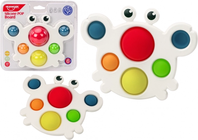 Силиконова сензомоторна играчка Рак Pop It