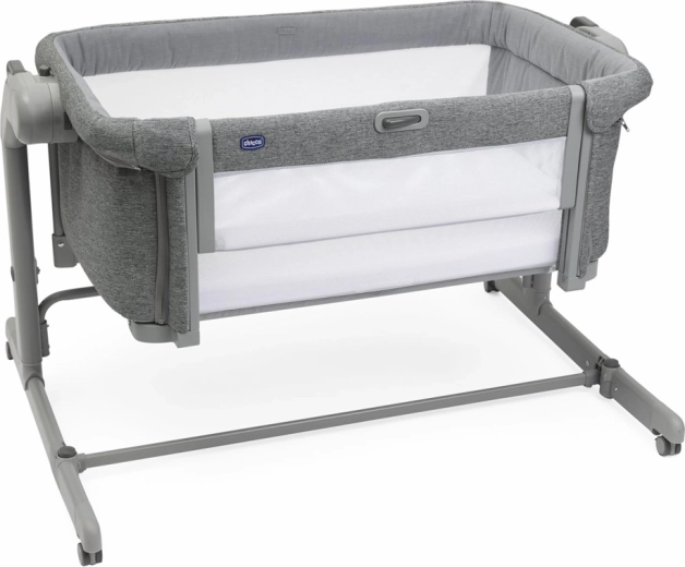 Chicco Next2Me Magic Evo приставно легло тъмно сиво