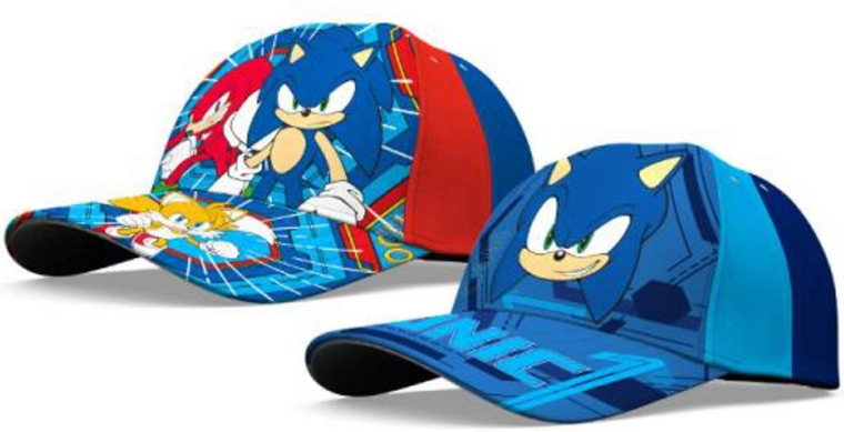 Памучна детска шапка с козирка SONIC 52/54 см