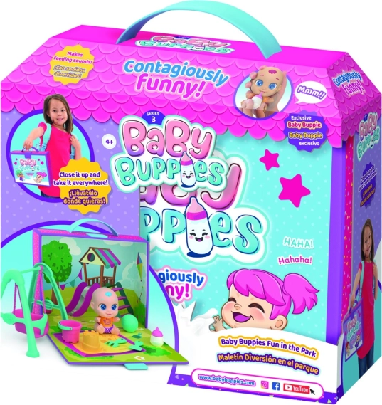 Baby Buppies бебе – игрови комплект с куфарче
