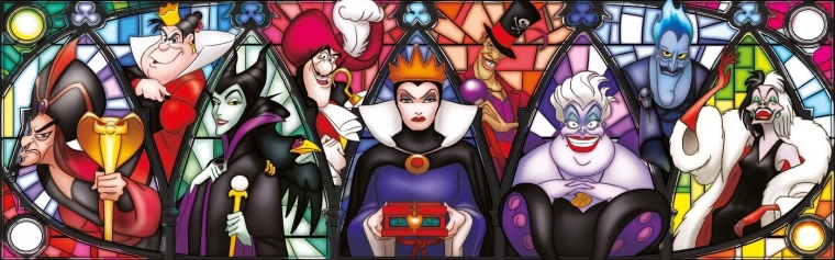 Disney Villains Panorama Puzzle 1000 Pieces
