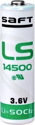 Lithium Battery AA SAFT LS14500 3.6 V 2600 mAh