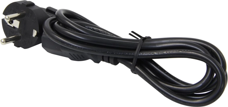 Захранващ кабел за устройства със студен конектор, 3-полюсен 230 V, X-Peak 90, немски квадратен щепсел - 1 брой