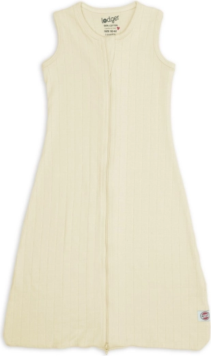 Lodger Hopper cotton sleeveless sleeping bag solid butter 86/98