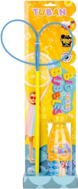 Комплект за сапунени балони TUBAN с обръч Pro Пеперуда и течност 400 мл