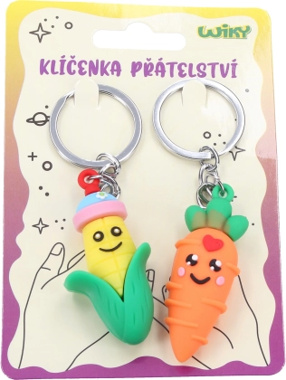 Ключодържател приятелство със зеленчуков мотив, 2 бр.