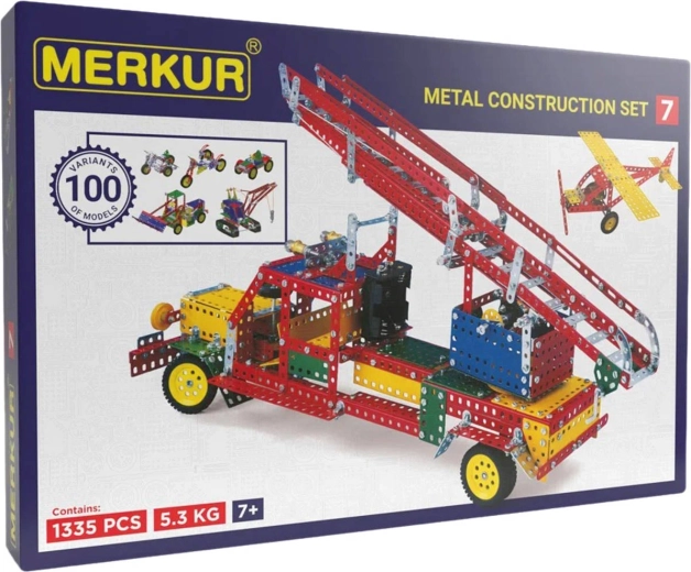 Конструктор MERKUR 7 – 100 модела, 1124 части