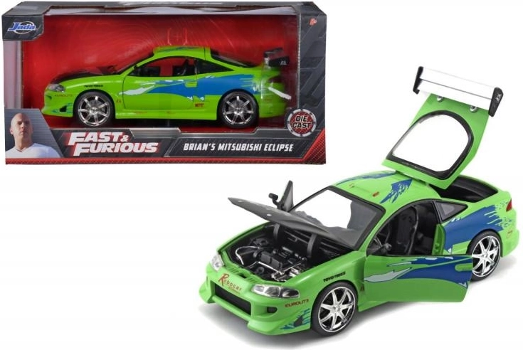 Метален модел на автомобил Mitsubishi Eclipse 1995 1:24 – Бързи и яростни