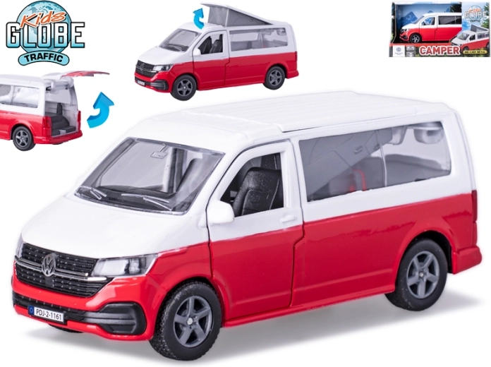 Метален ван VOLKSWAGEN с функция за обратно движение 13,5 см – Kids Globe Traffic