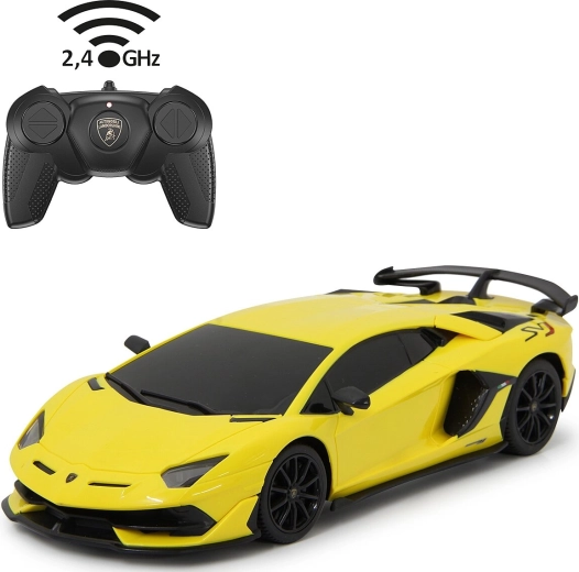 Jamara Lamborghini Aventador SVJ RC кола 1:24, жълта, 2,4 GHz