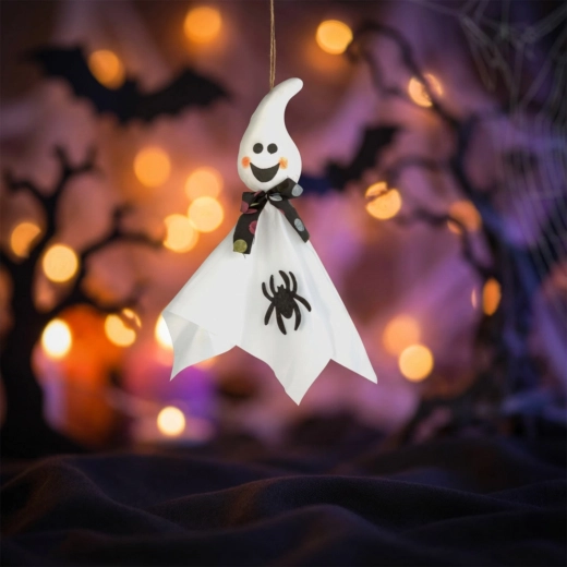 Hanging Halloween ghost decoration 48 × 44 cm