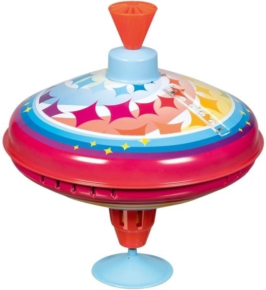 Metal star spinning top with LED lights