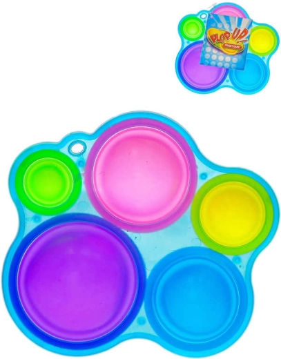 Pop It anti-stress silicone toy with 5 maxi bubbles