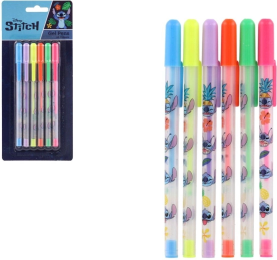DISNEY Lilo & Stitch Gel Pen Set – 6 Colors