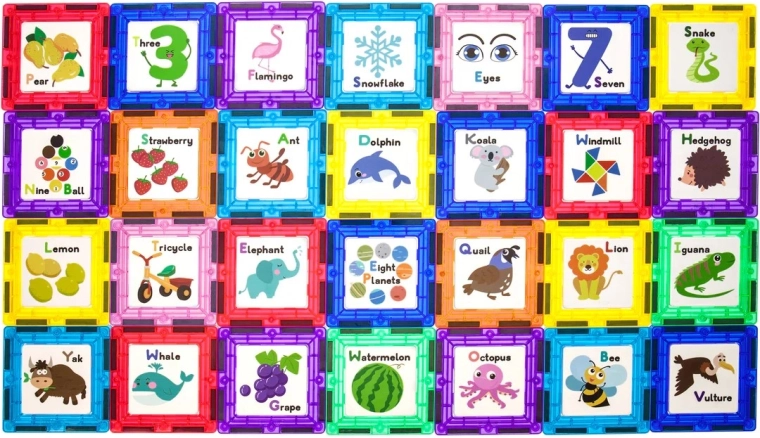 Picasso magnetic construction set for developing creativity, 56 pieces