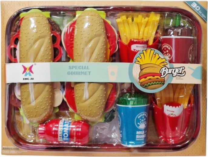 Kids' fast food kitchen set