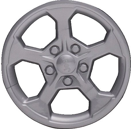 Silver wheel cover for the children's Jeep Gladiator ride-on vehicle