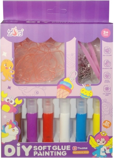 DIY Creative Set – Paintable Pendants and Keychains