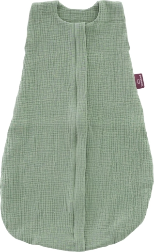 Träumeland summer sleeping bag Liebmich made of muslin, sage green 70 cm