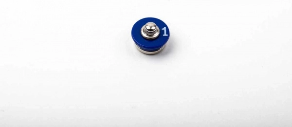 Single-contact conductor for Boffin construction sets