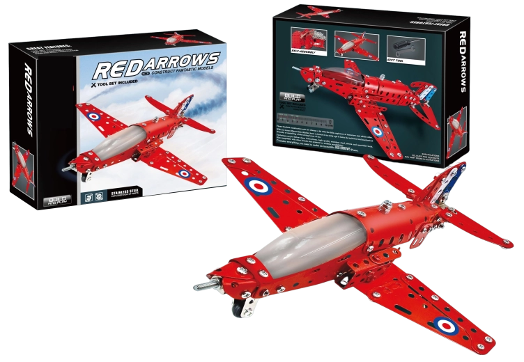 Metal airplane construction set 201 pieces SPARKYS