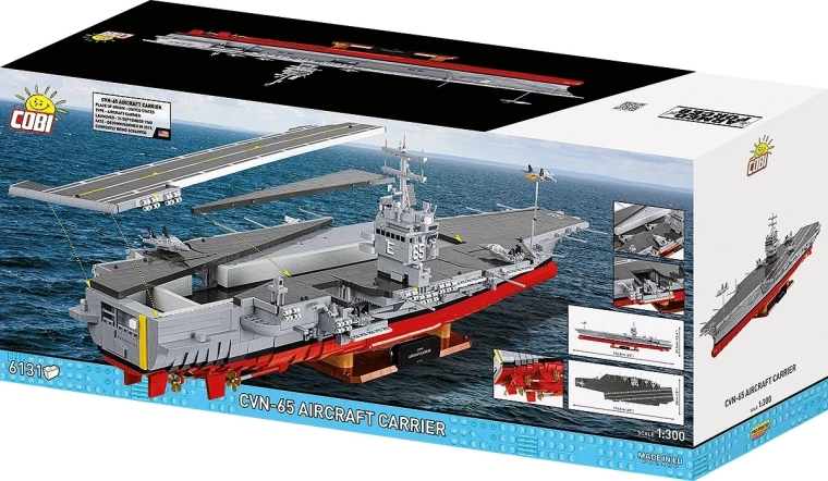 Конструктор COBI самолетоносач CVN-65 – 6131 части