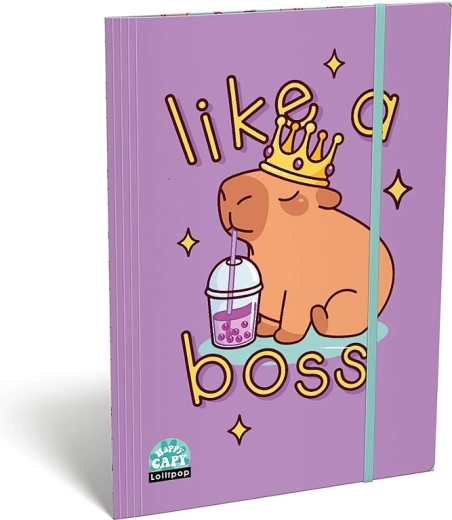 A4 Document Folder LizzyCard Capybara
