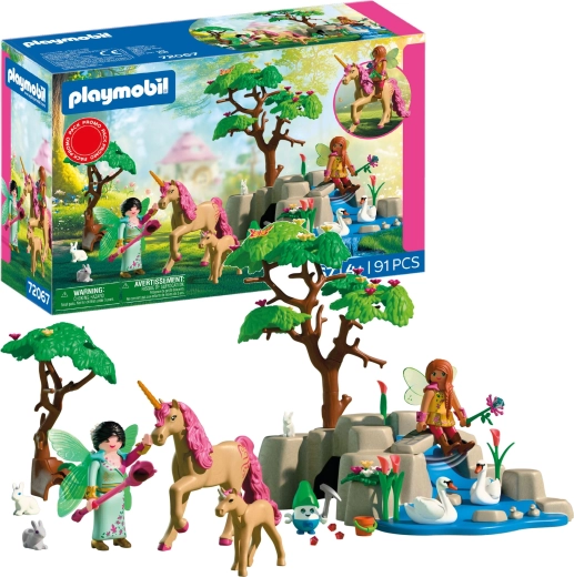 Playmobil експедиция на феи с еднорог и жребче – игрален комплект от 91 части