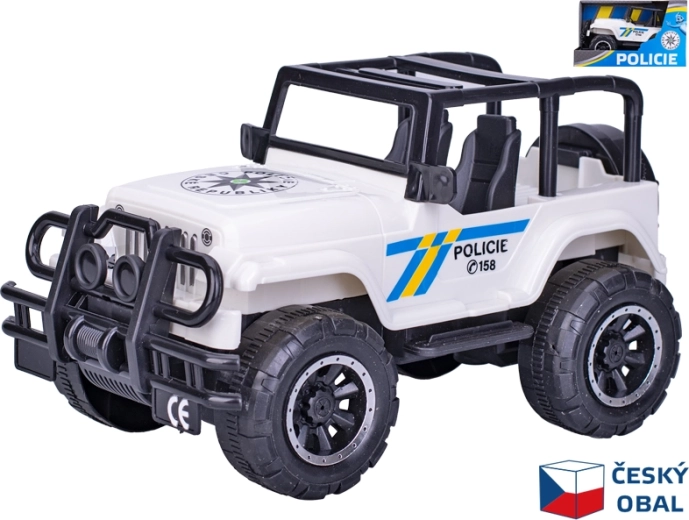 Police Jeep with Flywheel 22.5 cm
