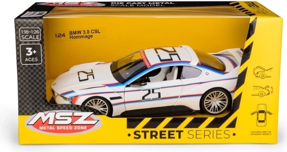 MSZ BMW 3.0 CSL Hommage Collectible Model in 1:24 Scale, White