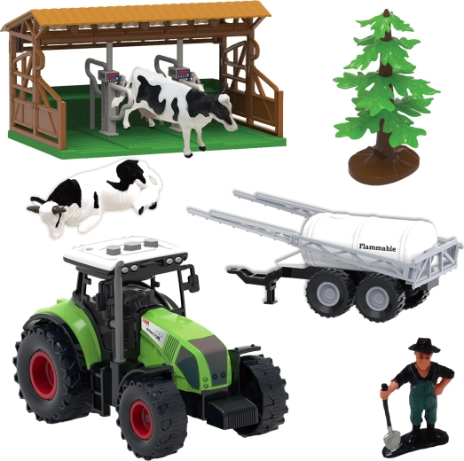 Игрови комплект Farm service – ферма 7 части със светлини и звуци