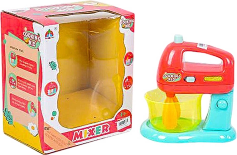 Children’s battery-powered kitchen mixer with bowl with light and sound