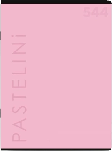 Тетрадка A5 Pastelini розова, с редове (40 листа)