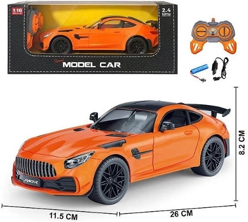 Remote-controlled car with charger