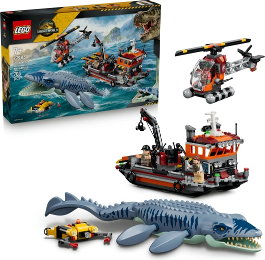 LEGO Jurassic World Mosasaurus Boat Attack
