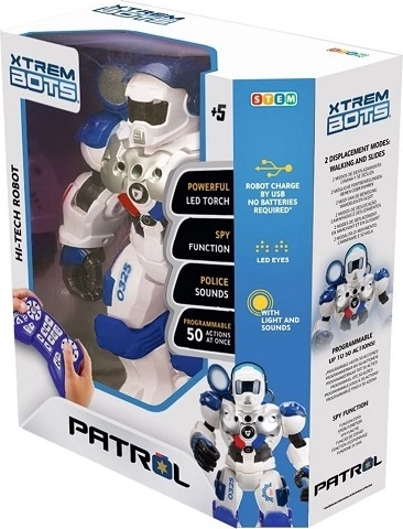 Xtrem Bots Patrol Bot – програмируем полицейски робот с дистанционно управление