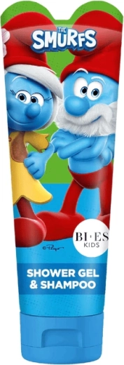 Smurfs kids shower gel and shampoo 2-in-1 240 ml