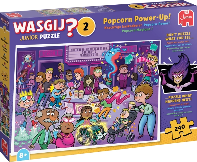 Jumbo Wasgij Junior 2: Попкорн бонус! пъзел 240 части
