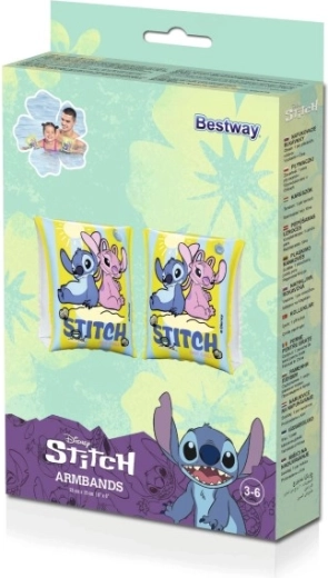 Надуваеми плувни ръкавели DISNEY STITCH 23 × 15 см за деца 3–6 години
