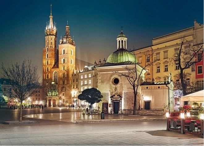 Puzzle CHERRY PAZZI Main Market Square in Kraków 1000 pieces