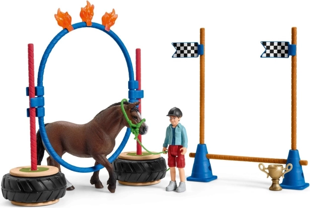 Schleich Farm World Състезание по аджилити за понита