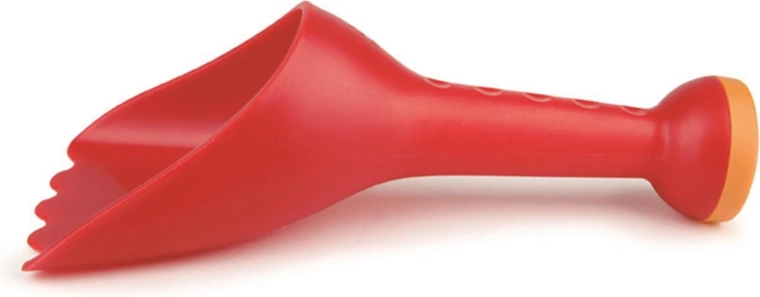 Red sand watering can