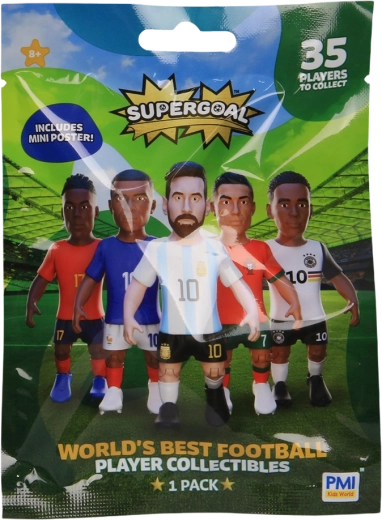 Supergoal фигурка на футболист с мини плакат
